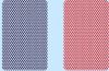 Copag Export Line Plastic Playing Cards: Wide, Super Index, Red/Blue